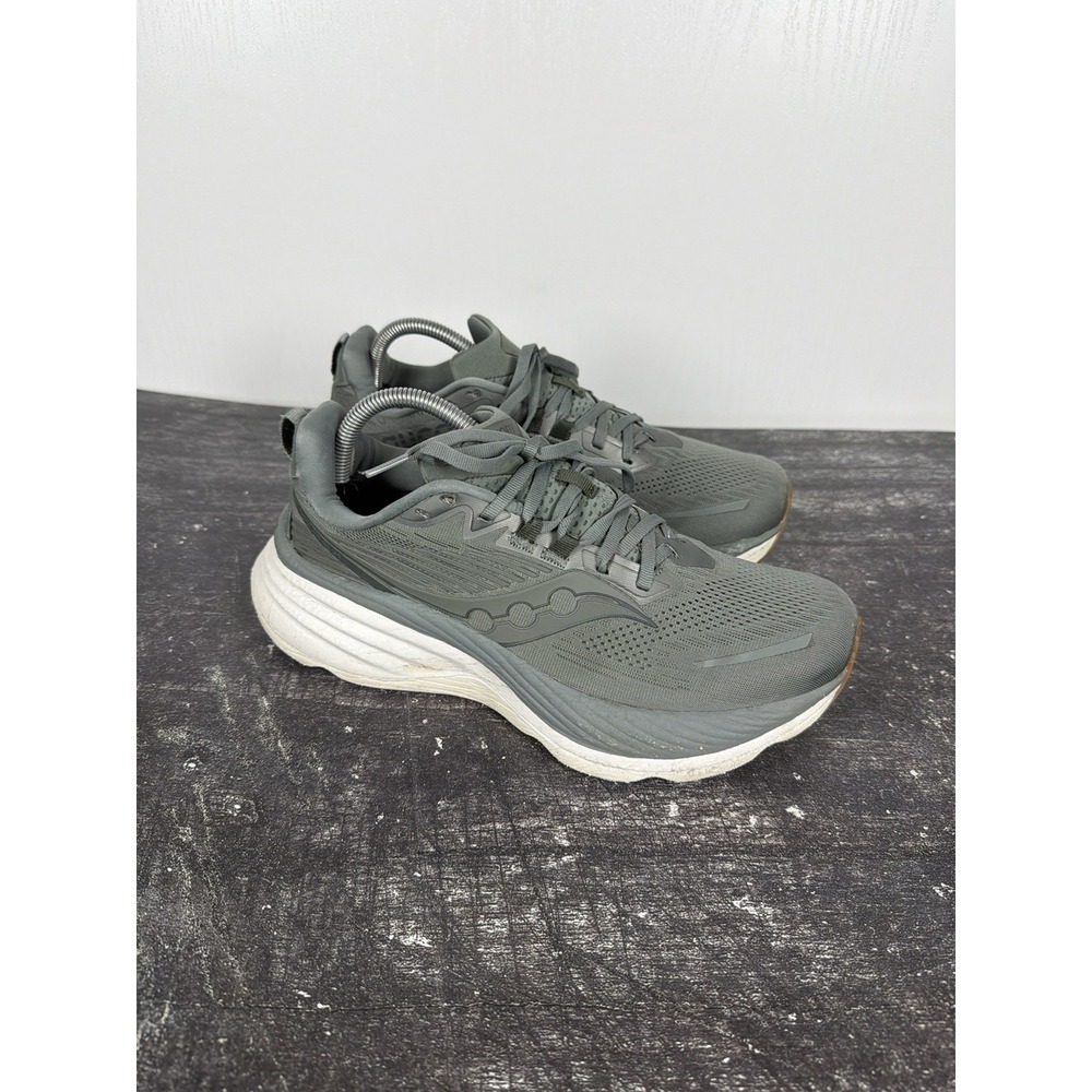Saucony Shoes Mens Sz 9.5 Hurricane 24 Bough Green Mesh Low Top Running Sneaker